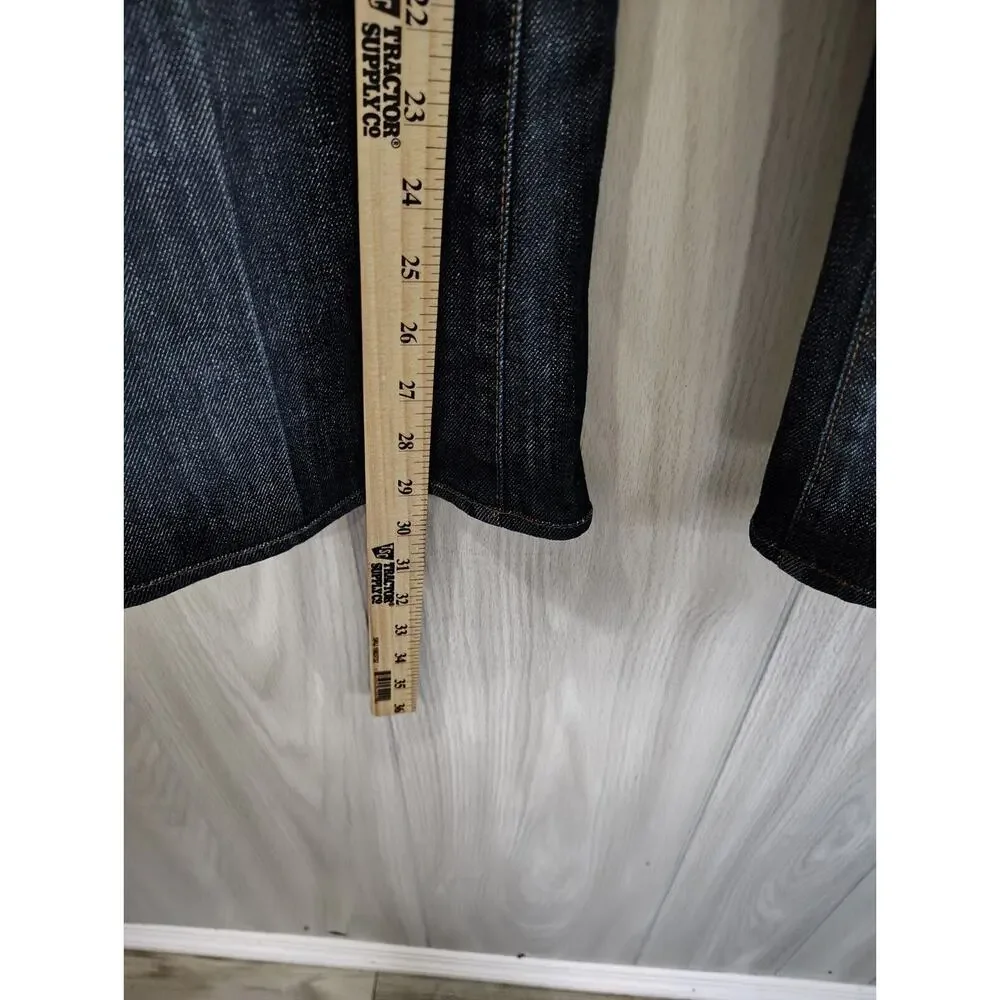7 For All Mankind Dark Wash Denim Jeans Women's 31 Bootcut